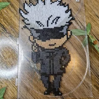 ímã / Totem Satoru Gojo do Jujutsu Kaisen em Pixel Art