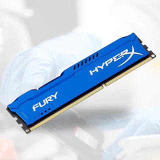 Memória Ram Hyperx Fury Gamer 8GB DDR3 1600 MHz Kingston Hx316c10f/8 Azul