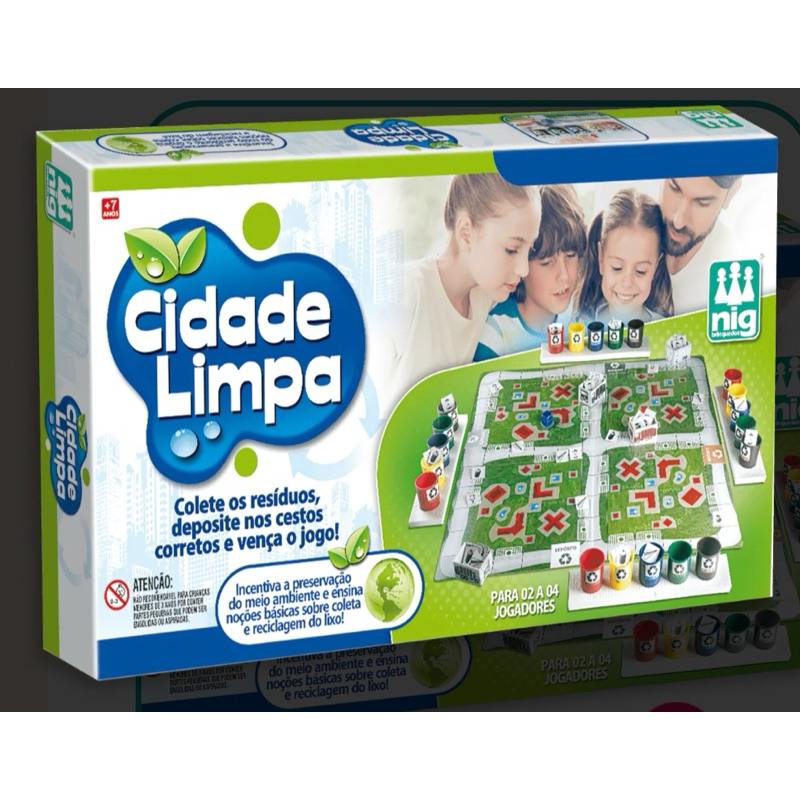 Jogo cidade limpa - NIG - jogo educativo - meio ambiente | Shopee Brasil