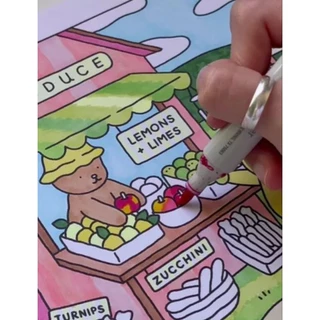 Caderno infantil para colorir - Boogie Goods - A4 75g