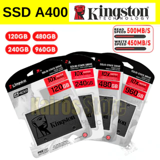 SSD Kingston A400 SATA III 2.5" 120G/240G/480G /1TB 500MB/s Leitura 450MB/s Gravação