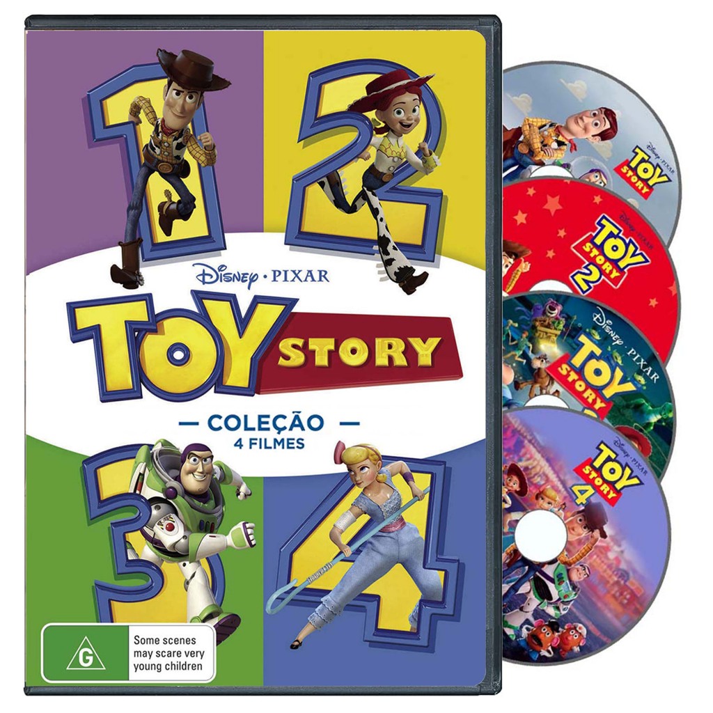 Dvd Toy Story Coleção 4 Filmes | Shopee Brasil