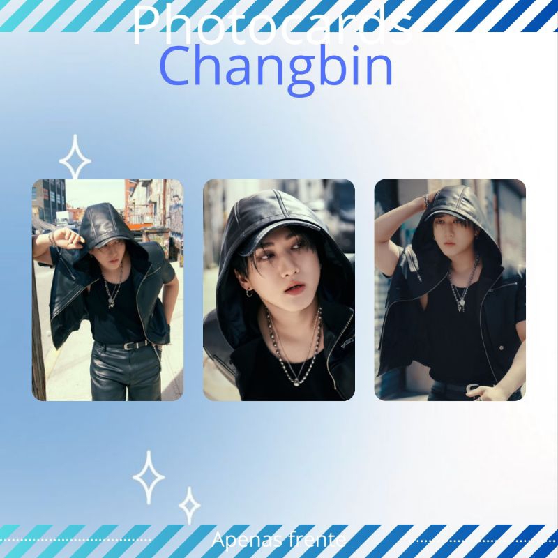 Kit photocard fanmade changbin stray kids | Shopee Brasil
