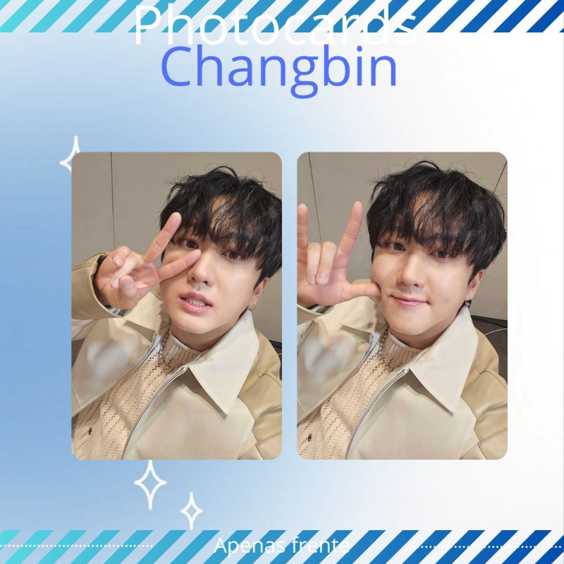 Kit photocard fanmade changbin stray kids | Shopee Brasil