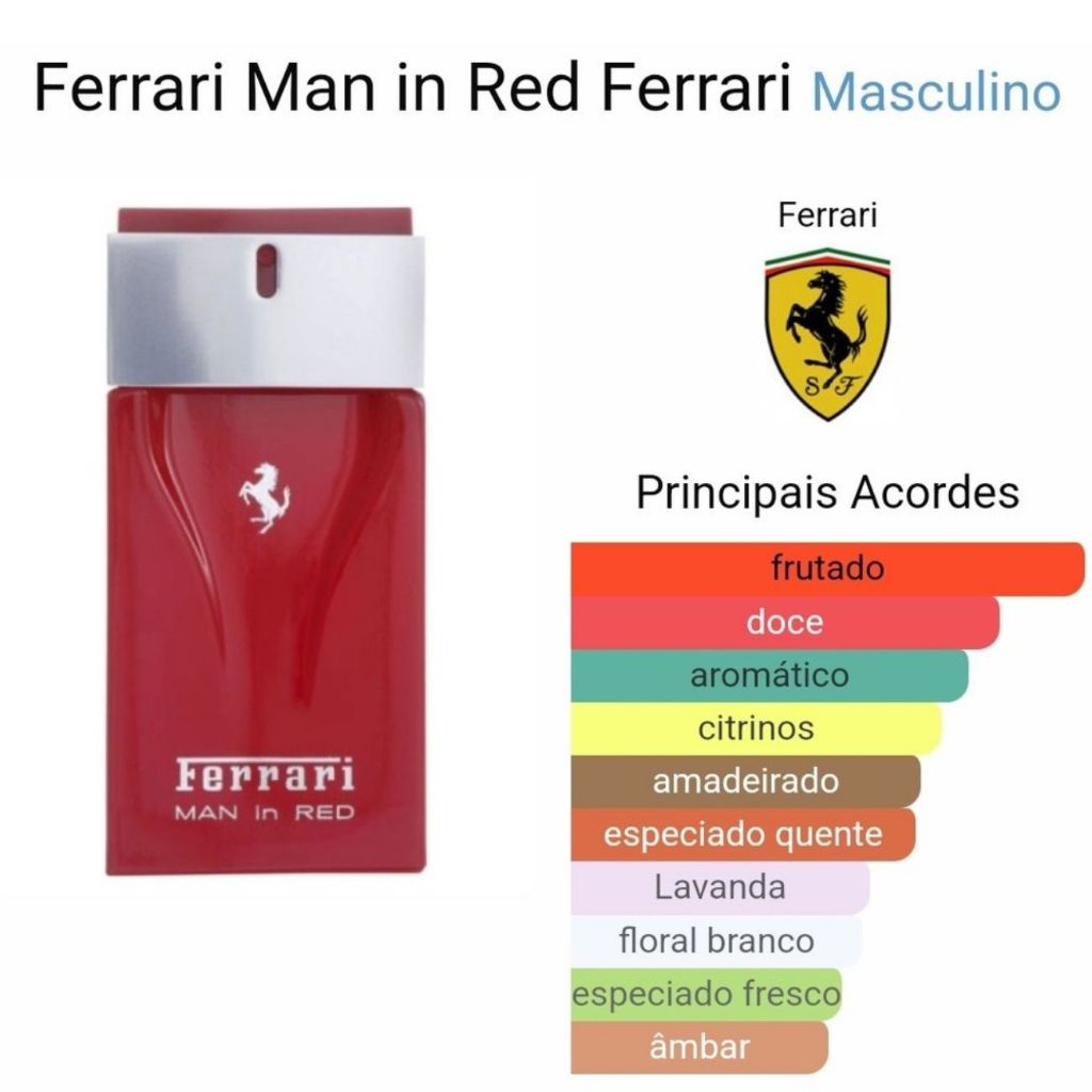 【新品/希少】Ferrari Man in Red 100ml 香水 PERFUME MASCULINO FERRARI MAN IN RED 100ML | Original Lacrado