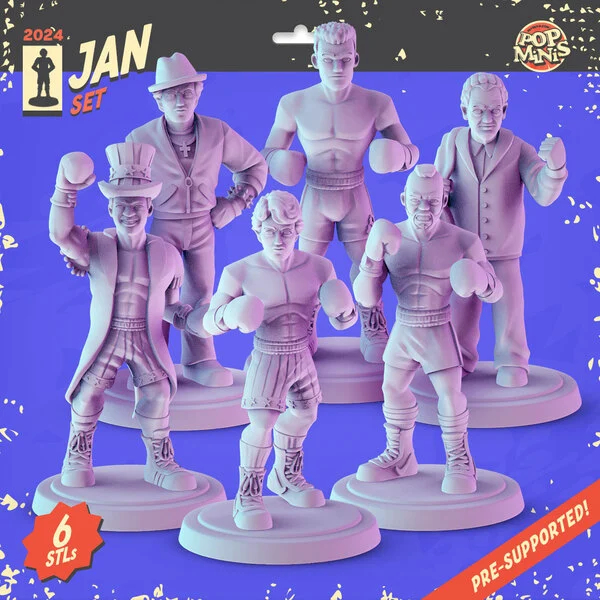 Miniaturas Rocky Balboa RPG