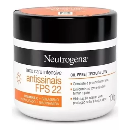 Face Care Intensive Antissinais FPS 22 Neutrogena