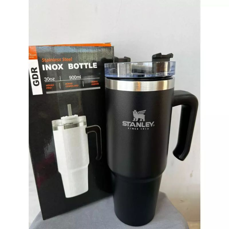 Caneca Copo Térmica Inox 1200Ml Garrafa Térmica Inoxidável com tampa canudo