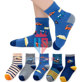 Kit 24 Pares Meias Infantil masculino Varejo Lançamento Promoção Estampada Meia Menino Bebê Criança masculino