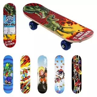 Skate infantil Radical Iniciante Criança Menino Desenho completo