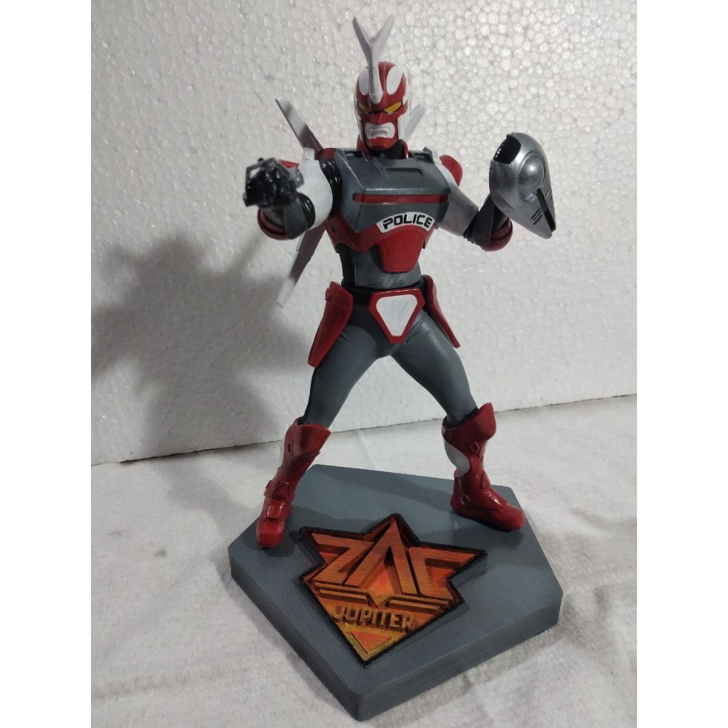 Action Figure Júpiter Tokusatsu Colecionáveis impressão 3d resina