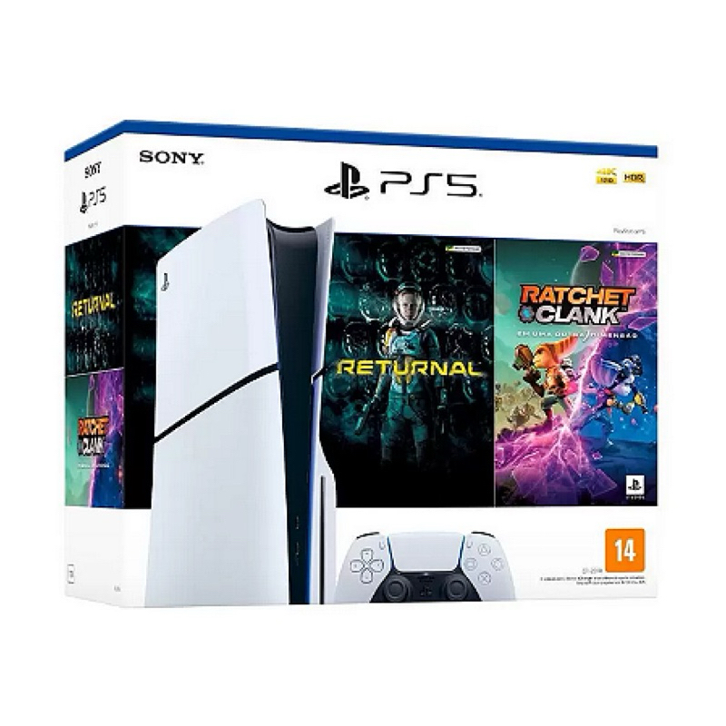 Ps5 Slim C/ Disco Nacional Lacrado +NF