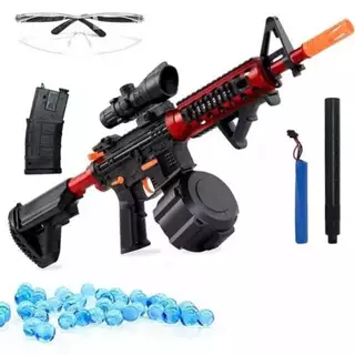 Arma arminha Brinquedo fuzil com mira realista Metralhadora Bolinha De Gel Arminha Orbeez