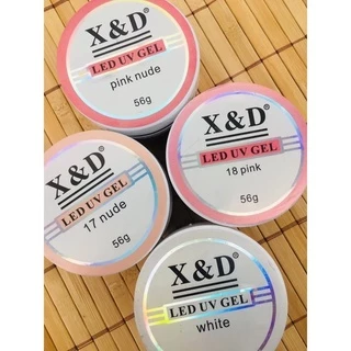 Kit 2 Gel X&D 56g XD Alongamento Unhas Nail Unha Nail Acrigel Fibra