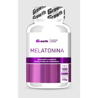 Melatonina 0,21mg (100 Comprimidos) - Growth Supplements
