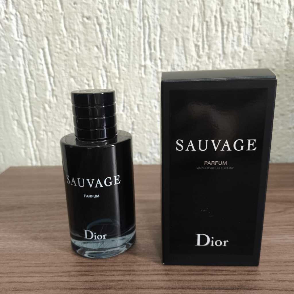 Frasco vazio perfume importado Sauvage 100ml - para colecionar | Shopee ...