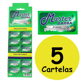 Kit Atacado Lâmina de Barbear Master Barba