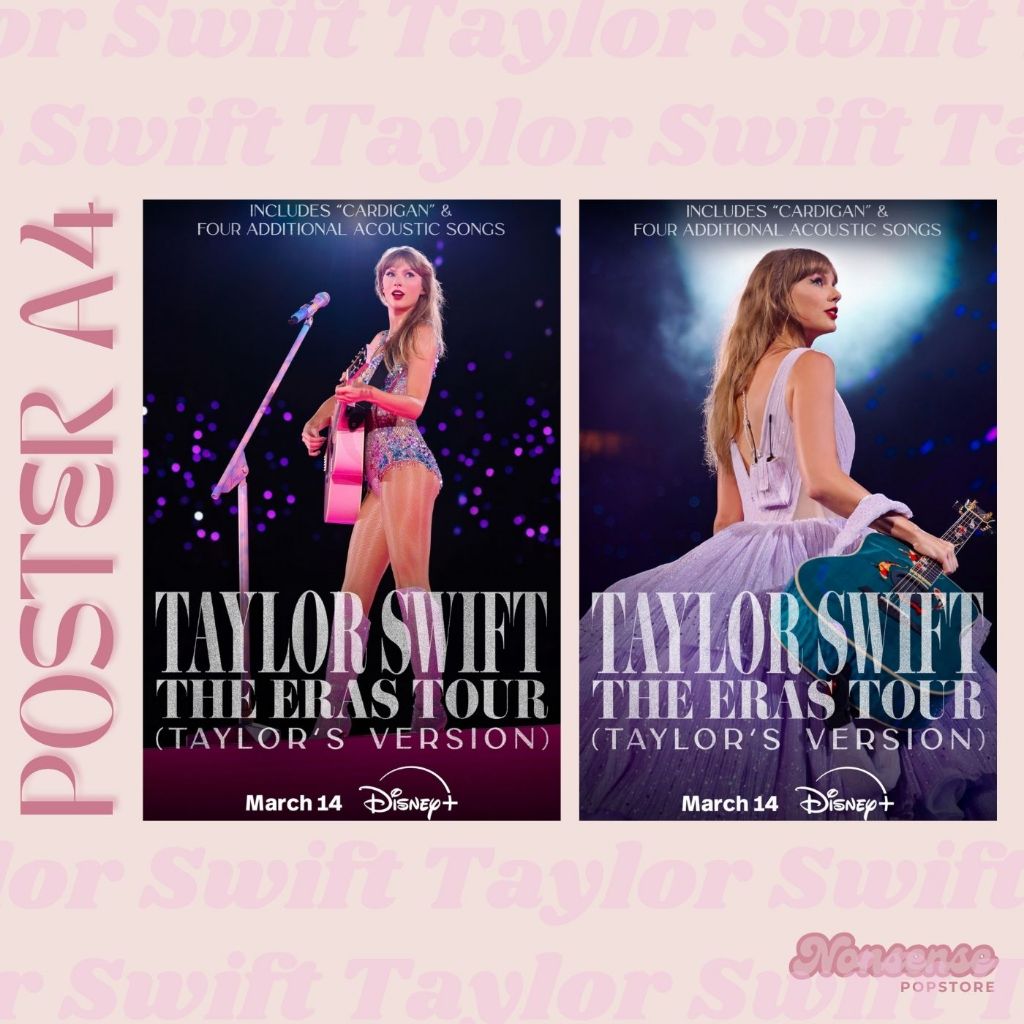 Poster A4 Taylor Swift - The Eras Tour FANMADE | Shopee Brasil