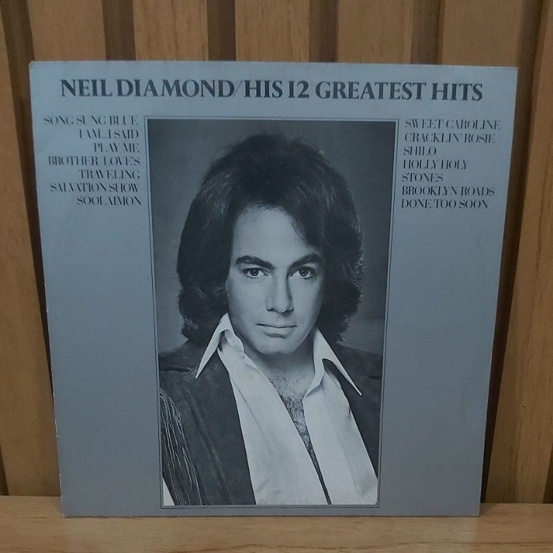 LP disco vinil Neil Diamond - His 12 Greatest Hits. | Shopee Brasil