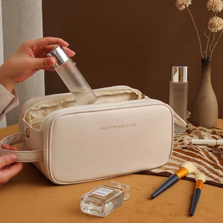 Bolsa Necessaire Organizador Cosmético Maquiagem Capacidade Extra Grande Para Viagem