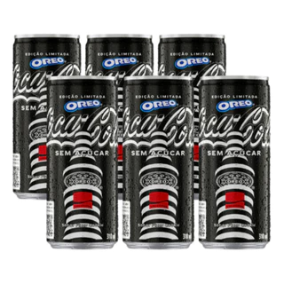 6 Und Refrigerante Coca-cola Oreo Zero Lata 310ml Creations