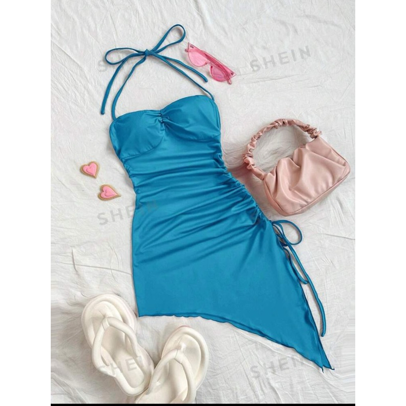 vestido Tomara que caia Sh3in básico solto