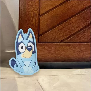 Peso de porta cachorro azul