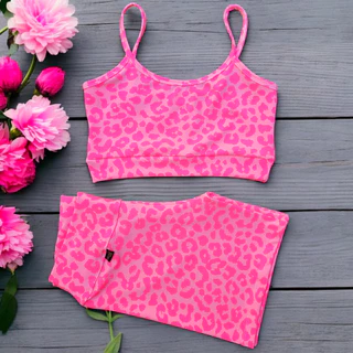 Conjunto De Academia 1 Short E 1 Top Fitness Roupa Feminina