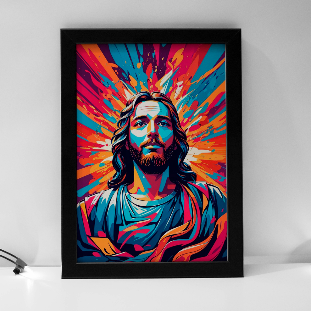Quadro decorativo JESUS - Escolha o seu favorito | 20X30