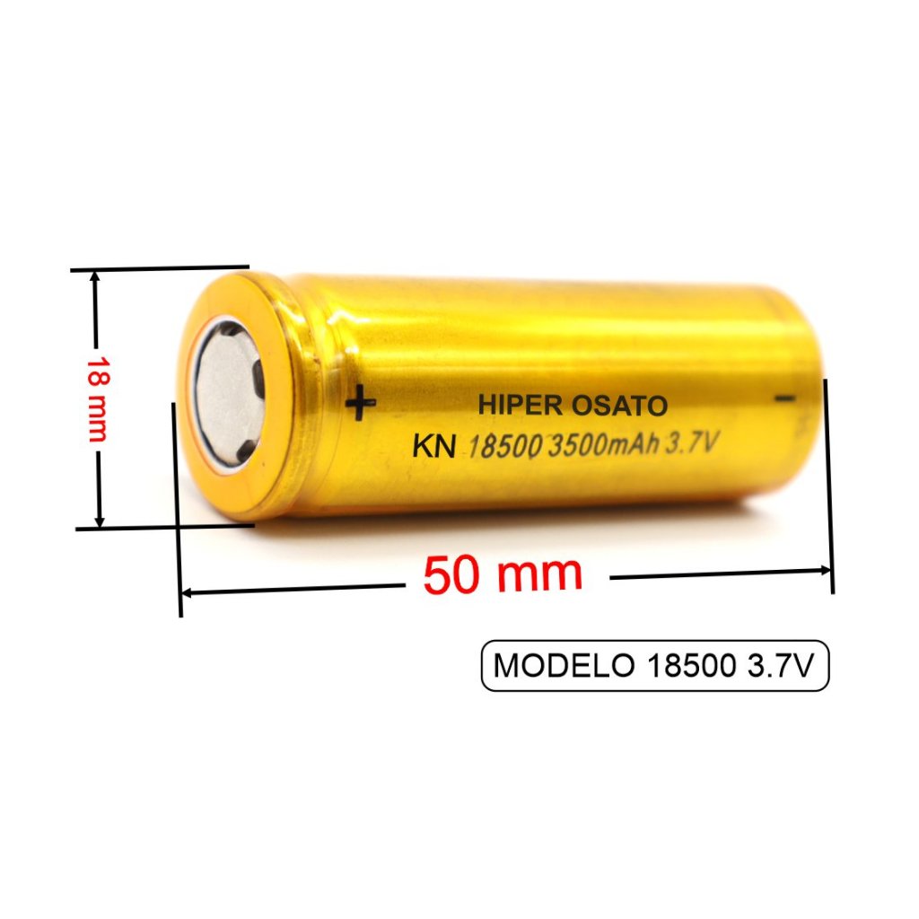 Bateria 18500 3.7v Recarregável T9 Dragon Buda