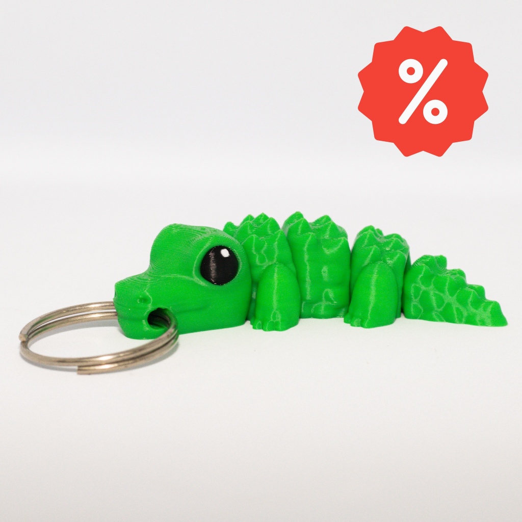 Kit Chaveiros Animais Articulados - Impressão 3D