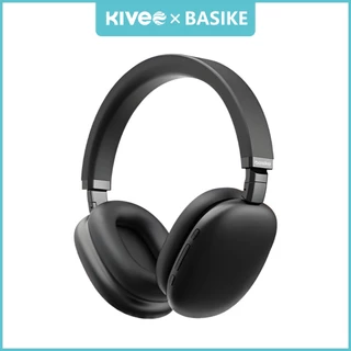 KIVEE x Basike Fones De Ouvido Sem Fio, Headphone Bluetooth on-ear com Microfone, ANC Cancelamento do Ruído,Até 30 Horas