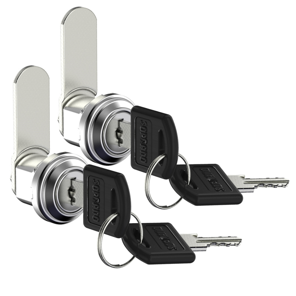 CLOCKUP 夏ノ鎖 2点セット kit 2 Pçs Fechadura Fecho Lingueta C/ Chave P/ armário gaveta