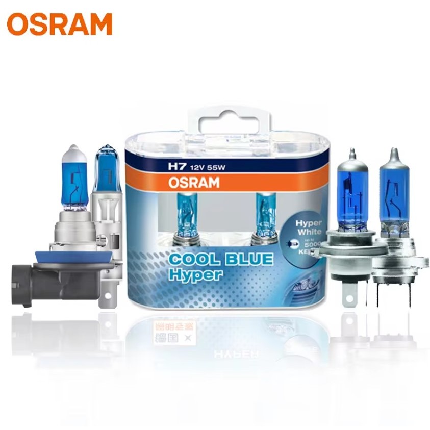 Par Lâmpada H7 H4 HB3 HB4 H11 H1 Osram Cool Blue HYPER 12v 5300k