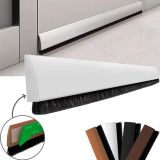 Veda Porta Protetor 80cm 90cm 100cm Rolinho Impermeável Vedação Porta Duplo Contra Bicho