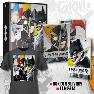Coleção DC Comics - Kit 3 Livros + Camiseta