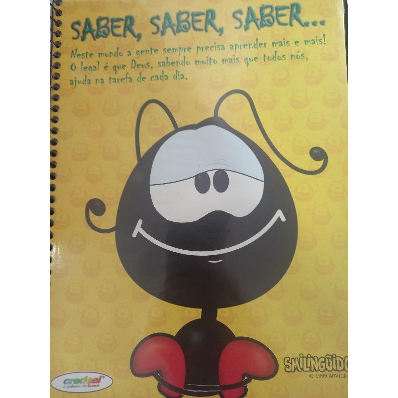 Caderno Smilinguido 10 matérias - antigo vintage raro anos 90 | Shopee ...