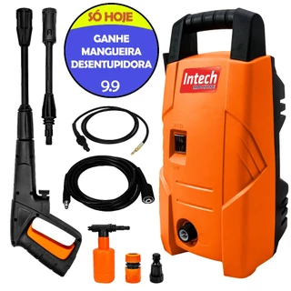 Lavadora De Alta Pressão Califórnia + Desentupidora De 1300w Com 1450psi De Pressão Máxima Desobstruidora Intech Machine