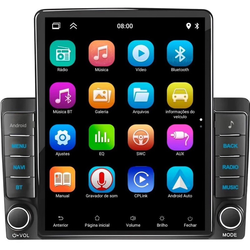 Central Multimídia Universal tela 9.7 Android 13 | Shopee Brasil