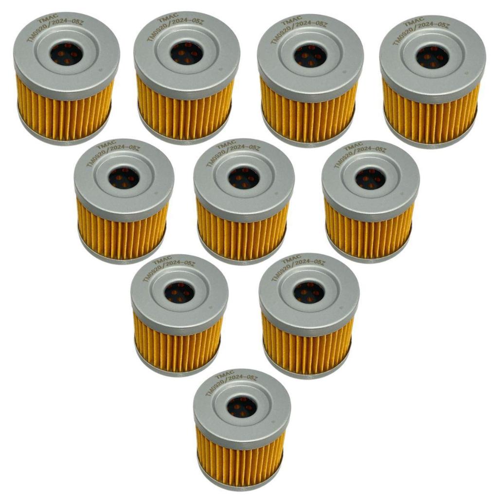 10x Filtro De Oléo Yes 125 Intruder 125 Apache 150 Comet 250 Mirage 250