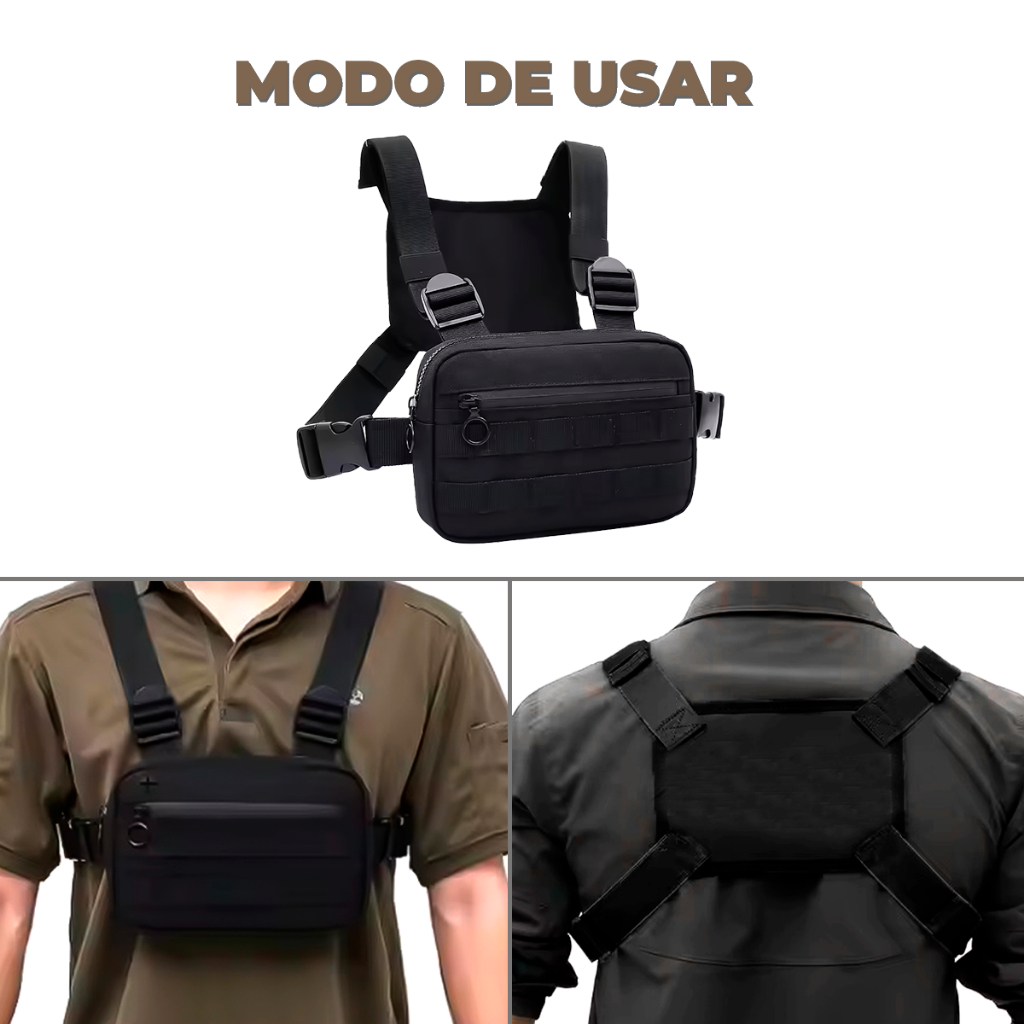 Shoulder Bag Peitoral Anti-furto Colete Pochete Bolsa Multiuso | Shopee ...