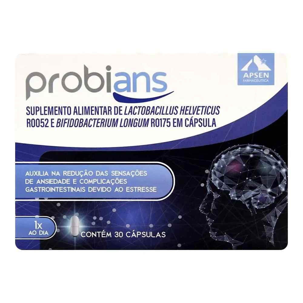 Suplemento Probians 30 Cápsulas - Apsen + Grátis 16 comprimidos