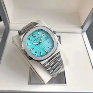 Relógio Patek Philippe Masculino Azul Tiffany Serie AAA Automático Primeira Linha A prova d'água