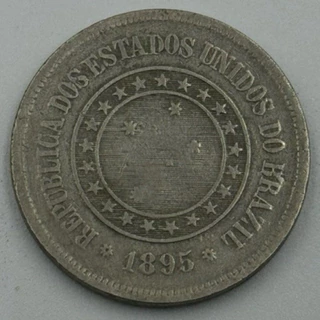 moeda 100 réis 1895 cupro níquel (cód114)