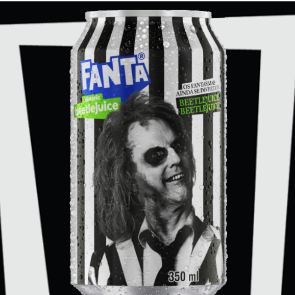 2 Nova Fanta Beetle Juice 350ml liquido verde sabor mistério