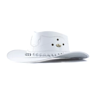Chapéu Country Branco em Couro Festa de Peão Vaquejada Linha Barretos Kapell