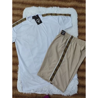 Conjunto Esportivo Masculino Blusa dry-fit + bermuda elastano.