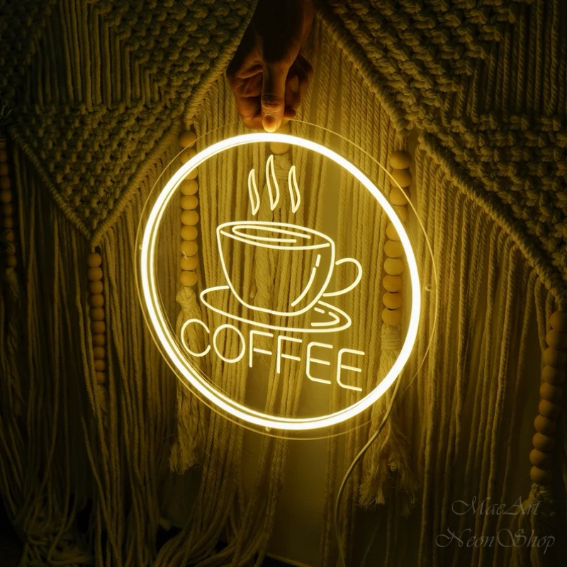 Led neon personalizado coffee - 30cm