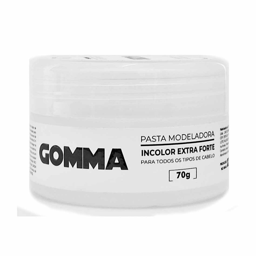 Pasta Modeladora Incolor Extra Forte 70g - Gomma | Shopee Brasil