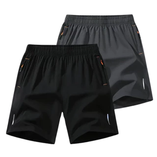Kit 2 Bermuda Dry Fit Malha Fria Esportiva Shorts Elastano Praia Academia Leve